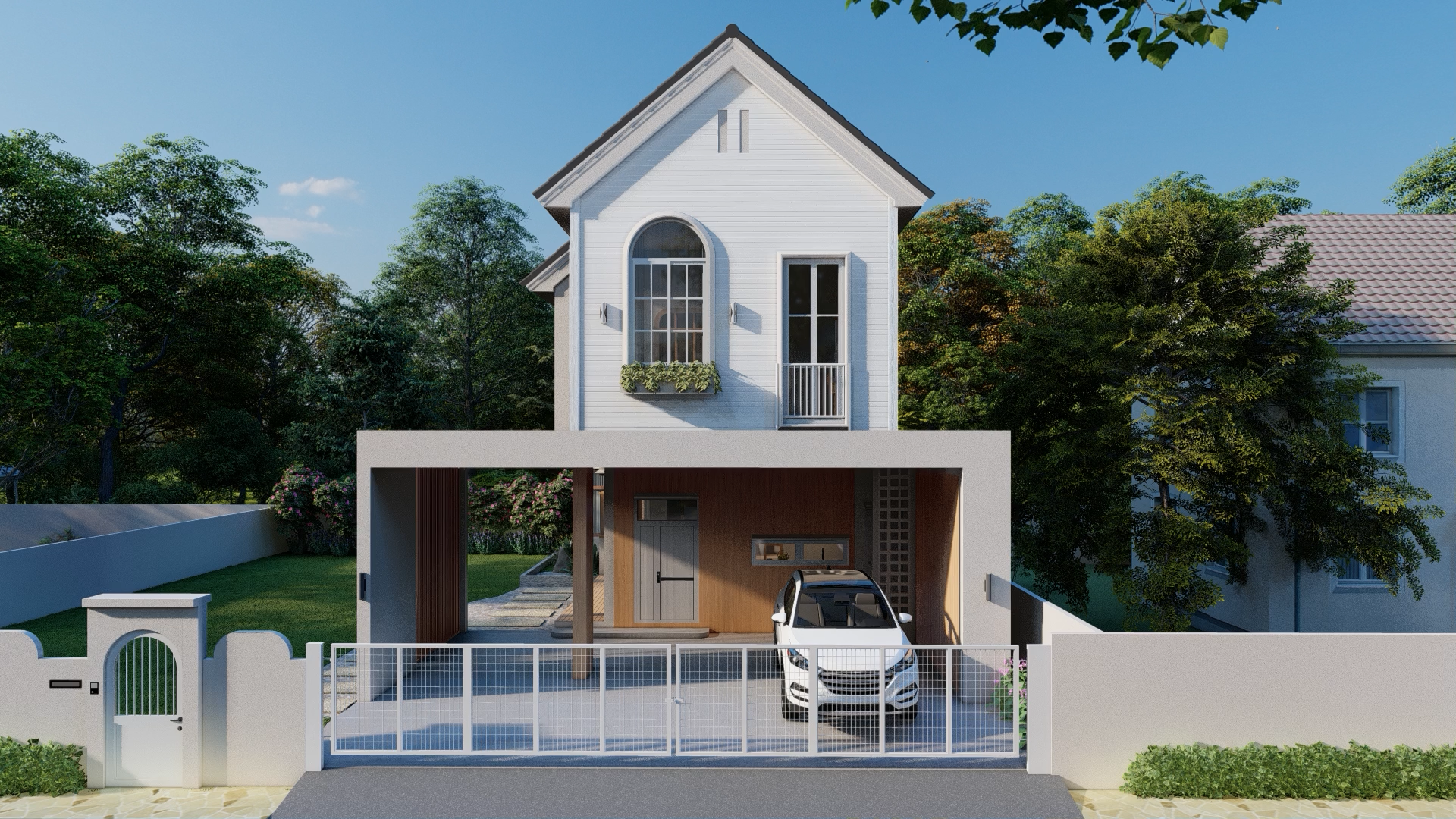แบบบ้านสวย Ep66-028 Exterior Perspective Hero