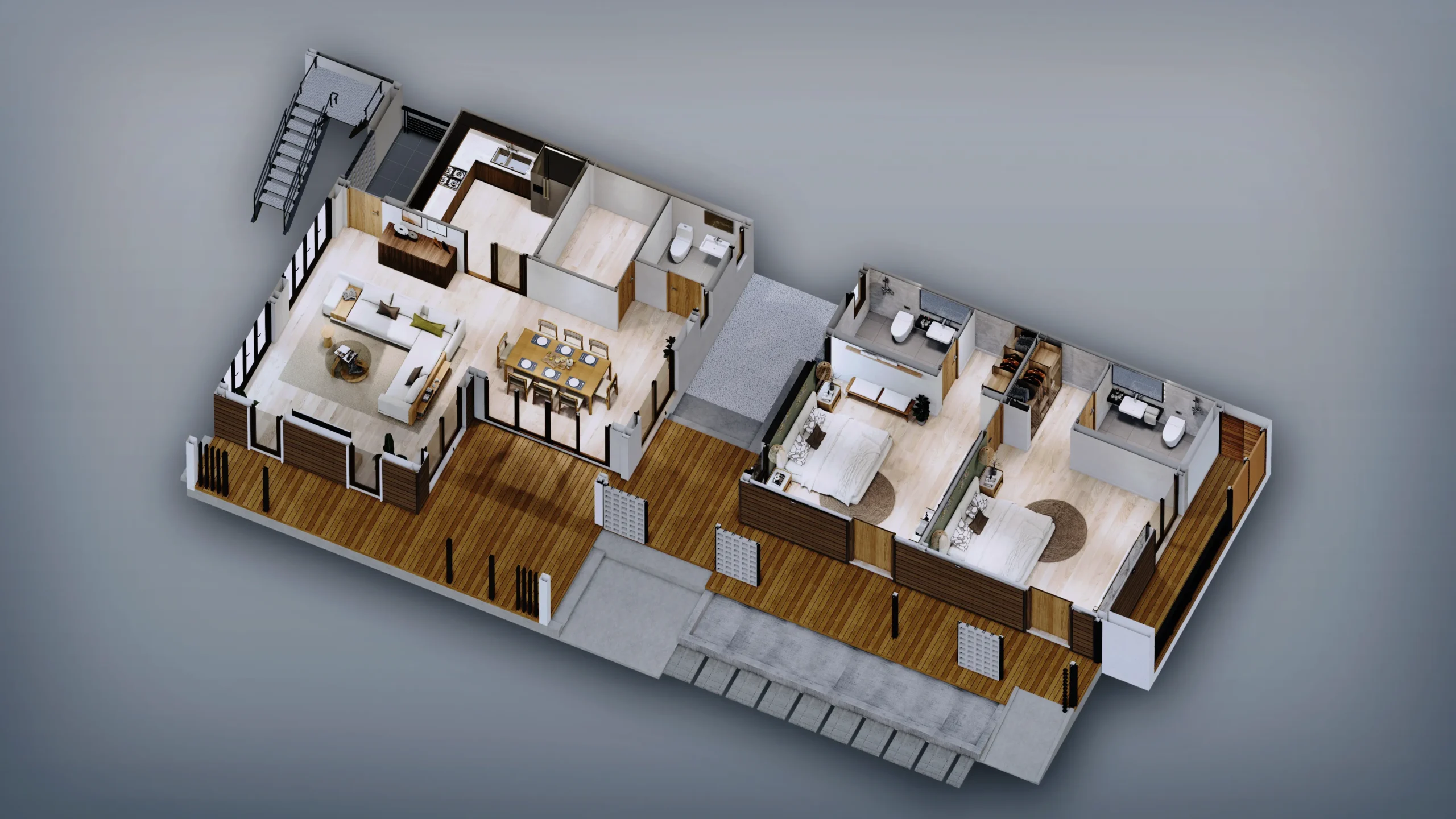 แผนผังอาคาร 3 มิติ